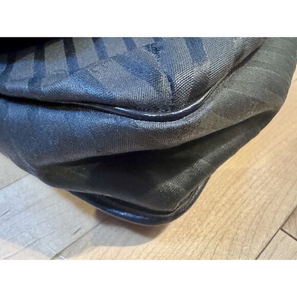 Vintage Balenciaga Monogram Canvas Messenger Bag EUC Dark navy - Picture 8 of 9